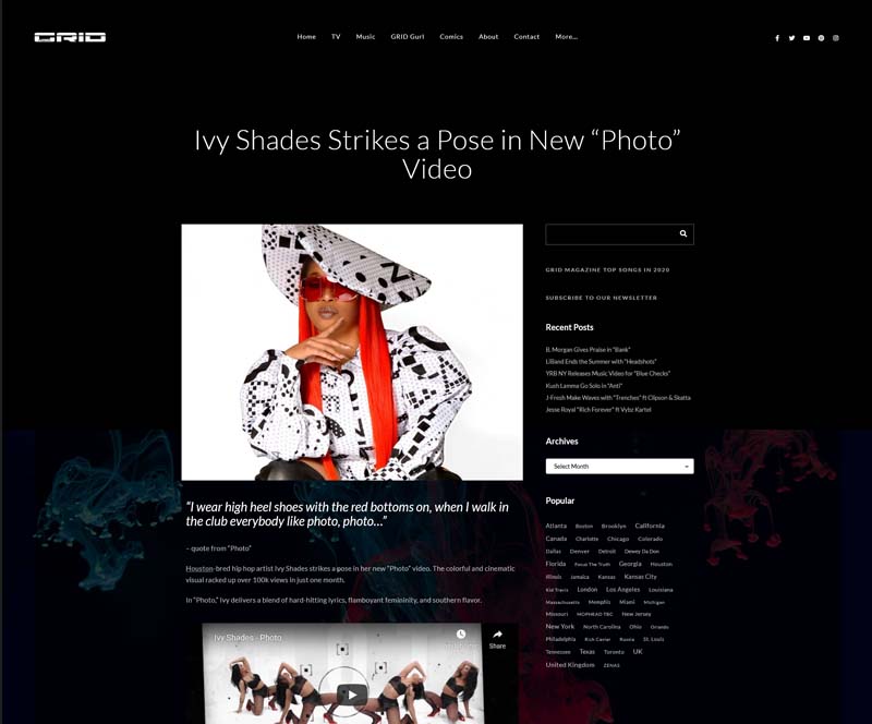 The Grid Magazine - Ivy Shades